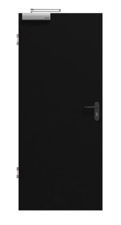 HÖRMANN Rauchschutztür Schwarz RAL 9005 Lack ProLine