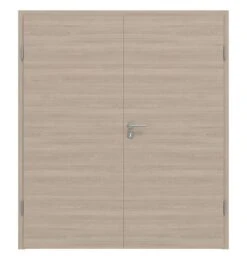 HÖRMANN Doppelflügeltür Graueiche Quer Duradecor ProLine Mit Zarge