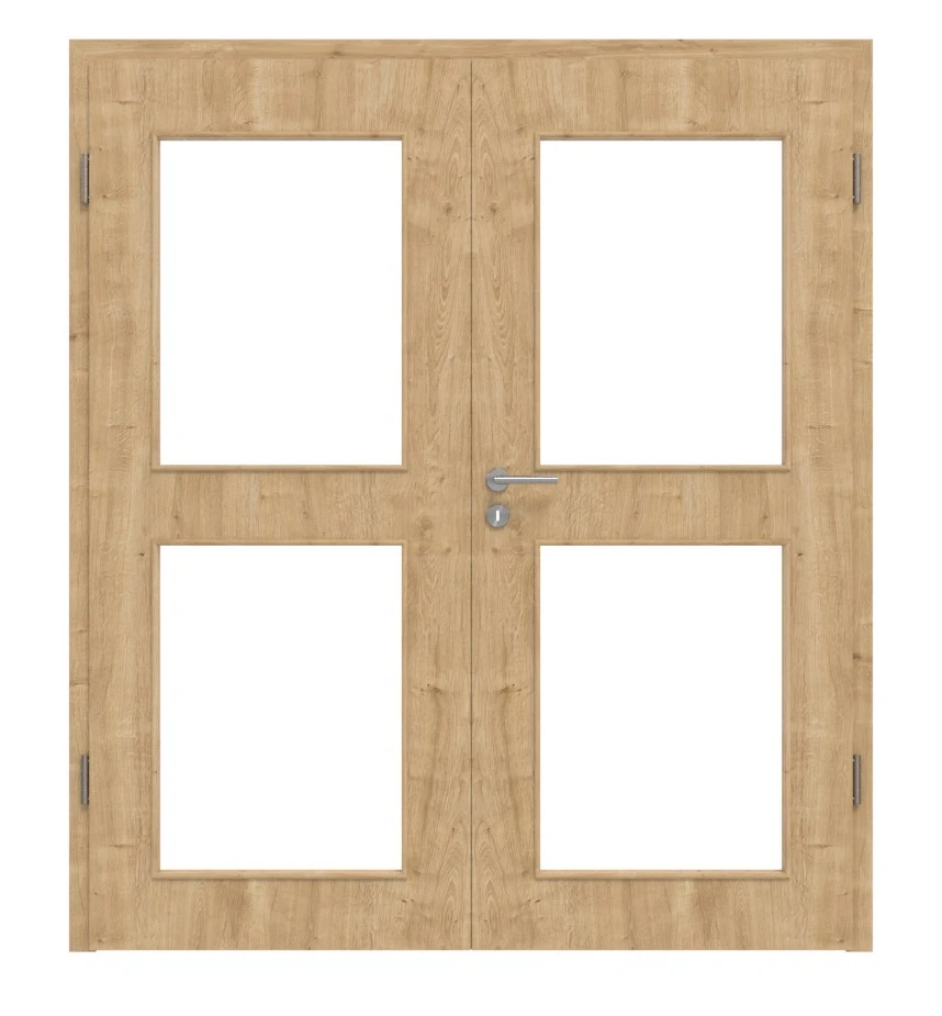 HÖRMANN Doppelflügeltür Wildeiche Duradecor ProLine Mit Lichtausschnitt LA 12 Mit Zarge 1 HÖRMANN Doppelflügeltür Wildeiche Duradecor ProLine Mit Lichtausschnitt LA 12 Mit Zarge