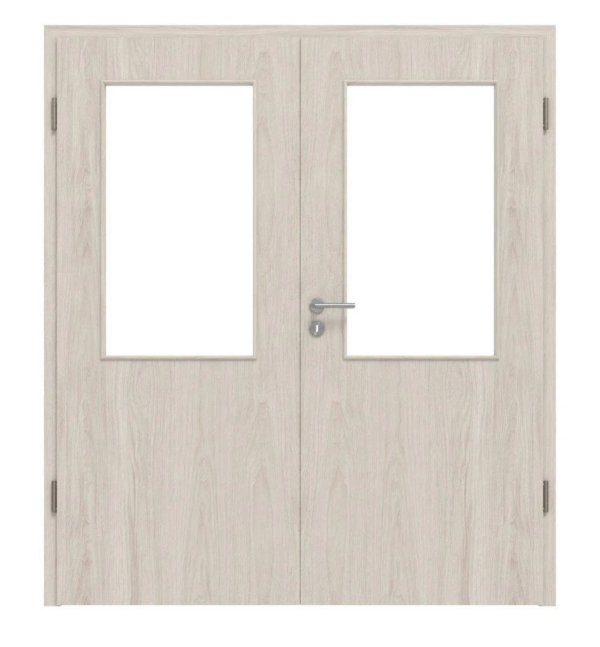 HÖRMANN Doppelflügeltür Gebürstete Salzeiche Duradecor ProLine Mit Lichtausschnitt LA 7 Mit Zarge 1 HÖRMANN Doppelflügeltür Gebürstete Salzeiche Duradecor ProLine Mit Lichtausschnitt LA 7 Mit Zarge