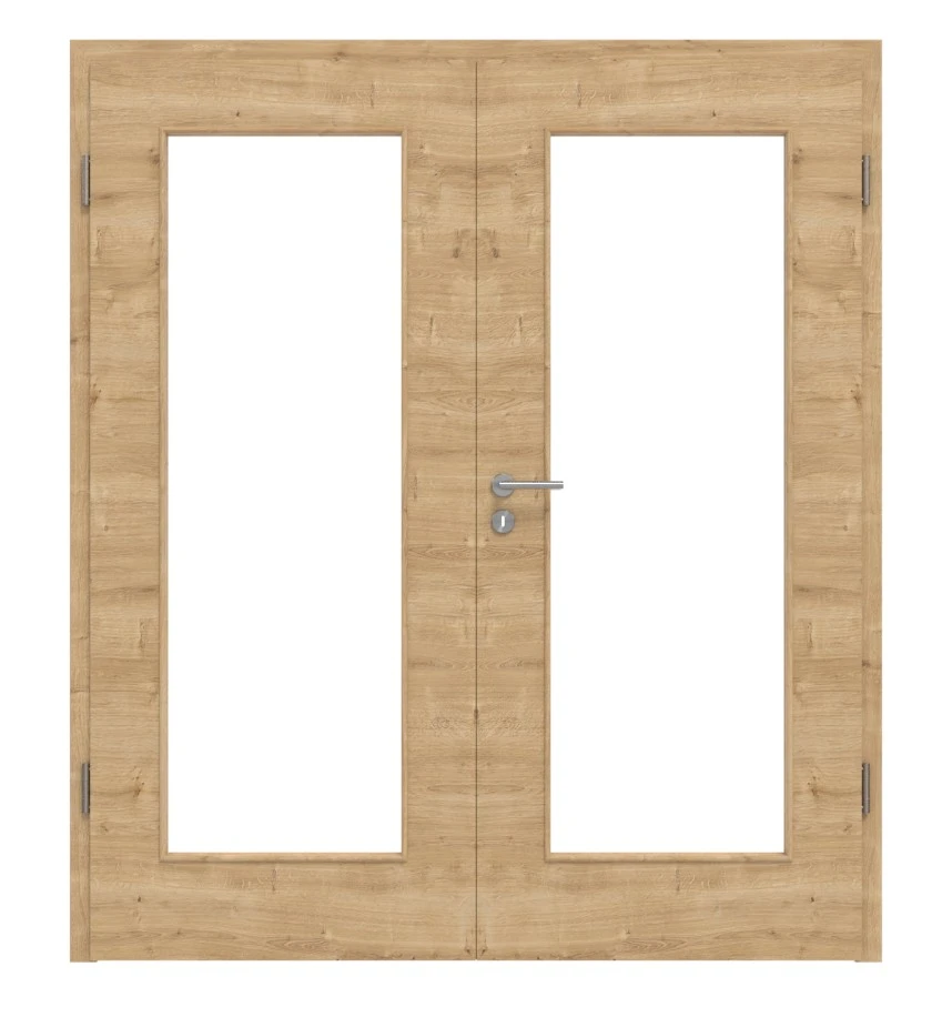 HÖRMANN Doppelflügeltür Wildeiche Quer Duradecor ProLine Mit Lichtausschnitt LA 8 Mit Zarge 1 HÖRMANN Doppelflügeltür Wildeiche Quer Duradecor ProLine Mit Lichtausschnitt LA 8 Mit Zarge