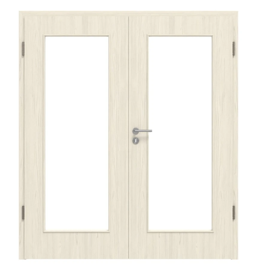 HÖRMANN Doppelflügeltür Gebürstete Pinie Duradecor ProLine Mit Lichtausschnitt LA 8 Mit Zarge 1 HÖRMANN Doppelflügeltür Gebürstete Pinie Duradecor ProLine Mit Lichtausschnitt LA 8 Mit Zarge