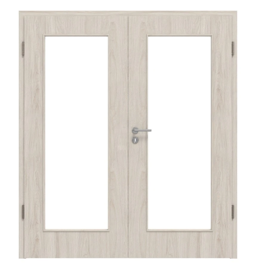 HÖRMANN Doppelflügeltür Gebürstete Salzeiche Duradecor ProLine Mit Lichtausschnitt LA 8 Mit Zarge 1 HÖRMANN Doppelflügeltür Gebürstete Salzeiche Duradecor ProLine Mit Lichtausschnitt LA 8 Mit Zarge