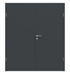 HÖRMANN Doppelflügeltür Anthrazit RAL 7016 Lack ProLine Mit Zarge