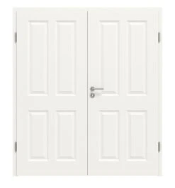 HÖRMANN Doppelflügeltür Carolina 2 Weißlack ClassicLine Mit Zarge