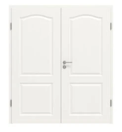 HÖRMANN Doppelflügeltür Carolina 4 Weißlack ClassicLine Mit Zarge