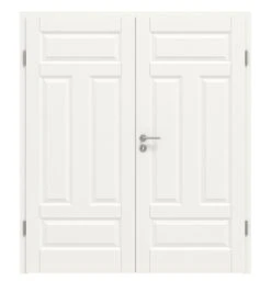 HÖRMANN Doppelflügeltür Carolina 5 Weißlack ClassicLine Mit Zarge
