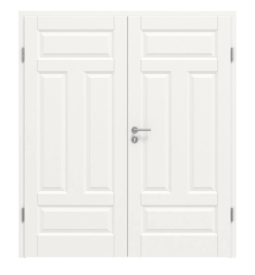 HÖRMANN Doppelflügeltür Carolina 5 Weißlack ClassicLine Mit Zarge 1 HÖRMANN Doppelflügeltür Carolina 5 Weißlack ClassicLine Mit Zarge