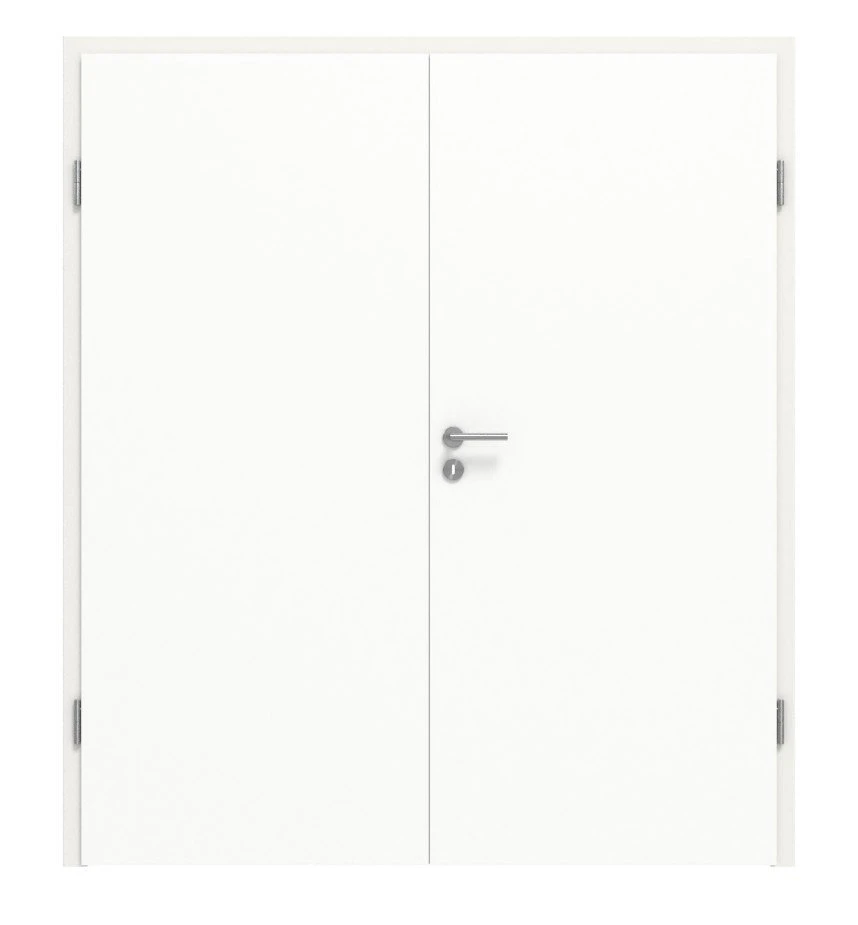 HÖRMANN Doppelflügeltür Ultramatt Weiß Proline Concepto Mit Zarge 1 HÖRMANN Doppelflügeltür Ultramatt Weiß Proline Concepto Mit Zarge