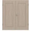 HÖRMANN Doppelflügeltür Georgia 1 Graueiche Duradecor ClassicLine Mit Zarge