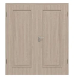 HÖRMANN Doppelflügeltür Georgia 1 Graueiche Duradecor ClassicLine Mit Zarge
