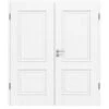 HÖRMANN Doppelflügeltür Georgia 2 Esche Weiß Duradecor ClassicLine Mit Zarge