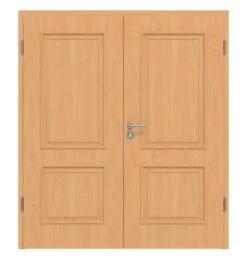 HÖRMANN Doppelflügeltür Georgia 2 Französische Buche Duradecor ClassicLine Mit Zarge