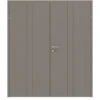 HÖRMANN Doppelflügeltür Groove 23 Taupe RAL 7048 Lack DesignLine Mit Zarge