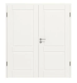 HÖRMANN Doppelflügeltür Kontura 2 Weißlack ClassicLine Mit Zarge