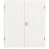 HÖRMANN Doppelflügeltür Montana 3 Weißlack ClassicLine Mit Zarge