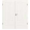 HÖRMANN Doppelflügeltür Montana 5 Weißlack ClassicLine Mit Zarge