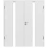 HÖRMANN Doppelflügeltür Pure 1 Bütte Weiß Duradecor DesignLine Mit Lichtausschnitt Mittig Mit Zarge