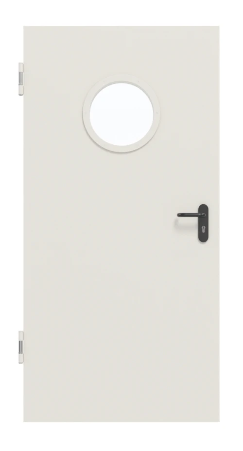 HÖRMANN Innentür-Set Stahl Mehrzwecktür D65-1 OD Mit Rundem Lichtausschnitt Inkl. Eckzarge 2 HÖRMANN Innentür-Set Stahl Mehrzwecktür D65-1 OD Mit Rundem Lichtausschnitt Inkl. Eckzarge - Image 2