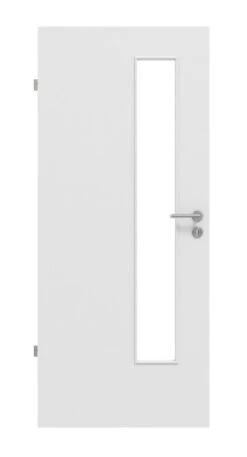 HÖRMANN Innentür Bütte Weiß Duradecor ProLine Mit Lichtausschnitt LA 24 Schlossseitig