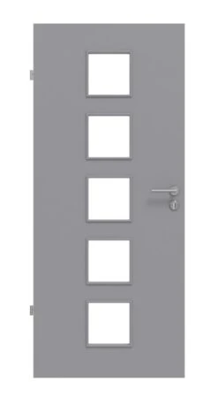HÖRMANN Innentür Staubgrau RAL 7037 Duradecor ProLine Mit Lichtausschnitt LA 5