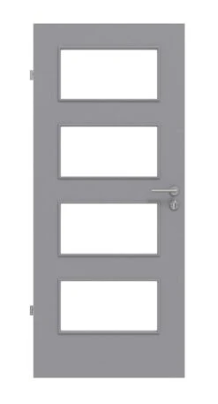 HÖRMANN Innentür Staubgrau RAL 7037 Duradecor ProLine Mit Lichtausschnitt LA 9