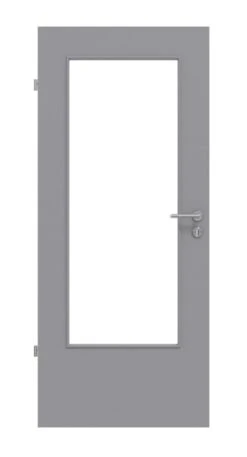 HÖRMANN Innentür Staubgrau RAL 7037 Duradecor ProLine Mit Lichtausschnitt LA-DIN