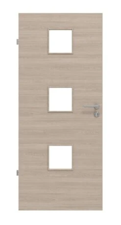 HÖRMANN Innentür Graueiche Quer Duradecor ProLine Mit Lichtausschnitt LA 10