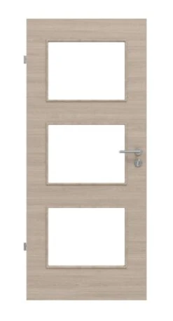 HÖRMANN Innentür Graueiche Quer Duradecor ProLine Mit Lichtausschnitt LA 11