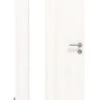 HÖRMANN Innentür Gebürstetes Weiß Duradecor ProLine Mit Lichtausschnitt LA 24 Bandseitig