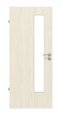 HÖRMANN Innentür Gebürstete Pinie Duradecor ProLine Mit Lichtausschnitt LA 24 Schlossseitig