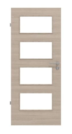 HÖRMANN Innentür Graueiche Quer Duradecor ProLine Mit Lichtausschnitt LA 9