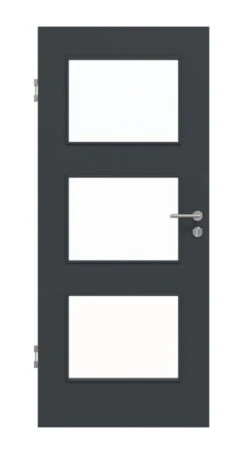 HÖRMANN Innentür Anthrazit RAL 7016 Lack ProLine Mit Lichtausschnitt LA-11