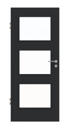 HÖRMANN Innentür Anthrazit RAL 7016 Mattlack ProLine Mit Lichtausschnitt LA 11