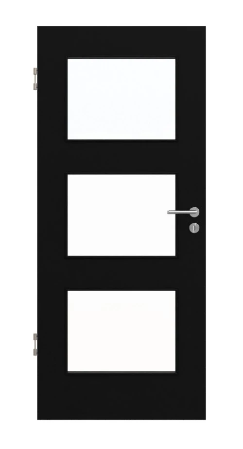 HÖRMANN Innentür Schwarz RAL 9005 Lack ProLine Mit Lichtausschnitt LA-11 1 HÖRMANN Innentür Schwarz RAL 9005 Lack ProLine Mit Lichtausschnitt LA-11