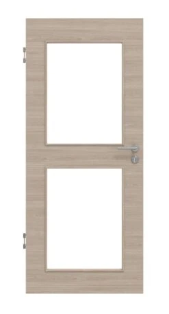 HÖRMANN Innentür Graueiche Quer Duradecor ProLine Mit Lichtausschnitt LA 12