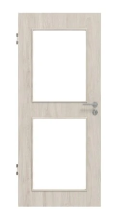 HÖRMANN Innentür Gebürstete Salzeiche Duradecor ProLine Mit Lichtausschnitt LA 12