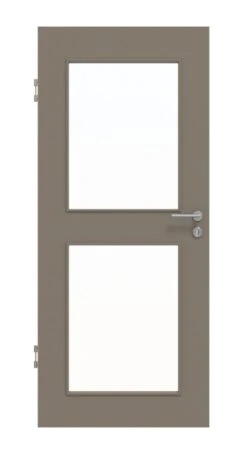 HÖRMANN Innentür Taupe RAL 7048 Mattlack ProLine Mit Lichtausschnitt LA 12