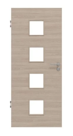 HÖRMANN Innentür Graueiche Quer Duradecor ProLine Mit Lichtausschnitt LA 14