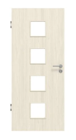 HÖRMANN Innentür Gebürstete Pinie Duradecor ProLine Mit Lichtausschnitt LA 14