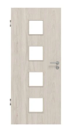 HÖRMANN Innentür Gebürstete Salzeiche Duradecor ProLine Mit Lichtausschnitt LA 14