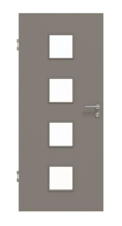 HÖRMANN Innentür Taupe RAL 7048 Lack ProLine Mit Lichtausschnitt LA-14