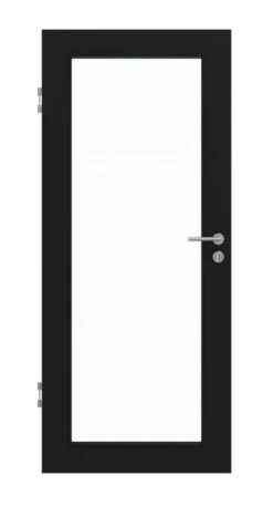 HÖRMANN Innentür Schwarz RAL 9005 Mattlack ProLine Mit Lichtausschnitt LA 27