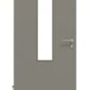 HÖRMANN Innentür Staubgrau RAL 7037 Duradecor ProLine Mit Lichtausschnitt LA 4 Mittig