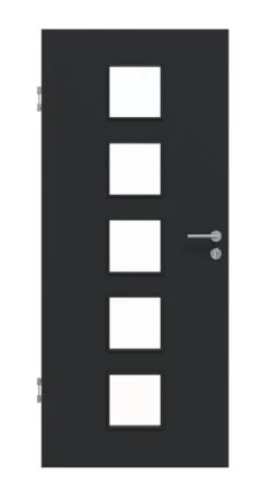 HÖRMANN Innentür Anthrazit RAL 7016 Mattlack ProLine Mit Lichtausschnitt LA 5