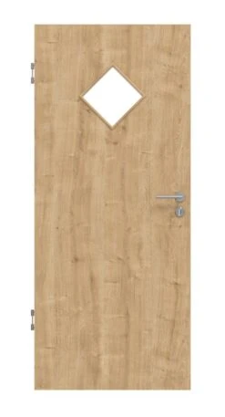 HÖRMANN Innentür Wildeiche Duradecor ProLine Mit Lichtausschnitt LA 6 Raute