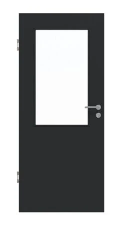 HÖRMANN Innentür Anthrazit RAL 7016 Mattlack ProLine Mit Lichtausschnitt LA 7