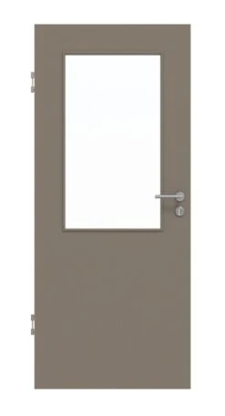 HÖRMANN Innentür Taupe RAL 7048 Mattlack ProLine Mit Lichtausschnitt LA 7