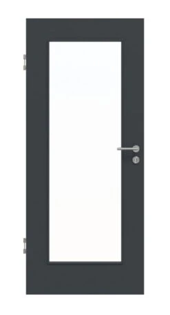 HÖRMANN Innentür Anthrazit RAL 7016 Lack ProLine Mit Lichtausschnitt LA-8