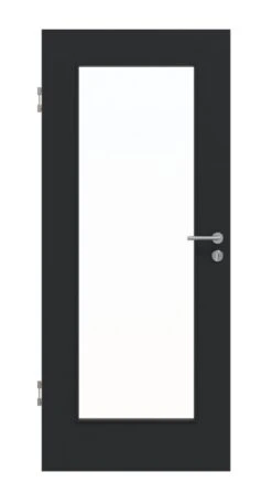 HÖRMANN Innentür Anthrazit RAL 7016 Mattlack ProLine Mit Lichtausschnitt LA 8